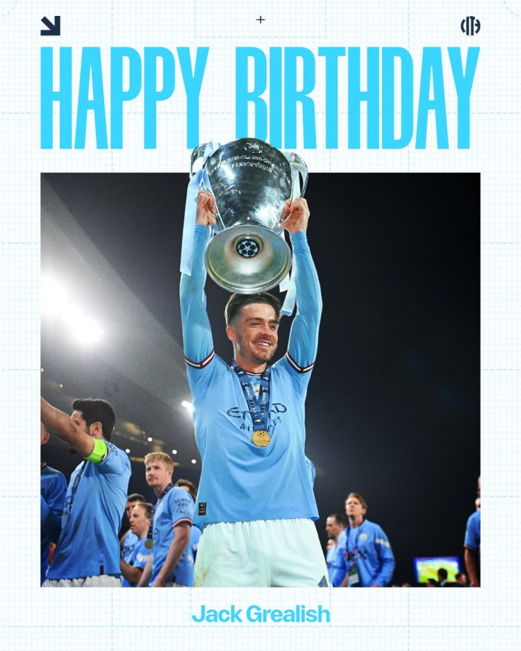 开云体育下载-曼城祝格拉利什30岁生日快乐，球员为蓝月出战157场17球23助